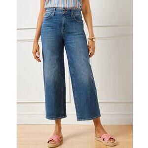 Talbots Wide Leg Crop Jean Size 4